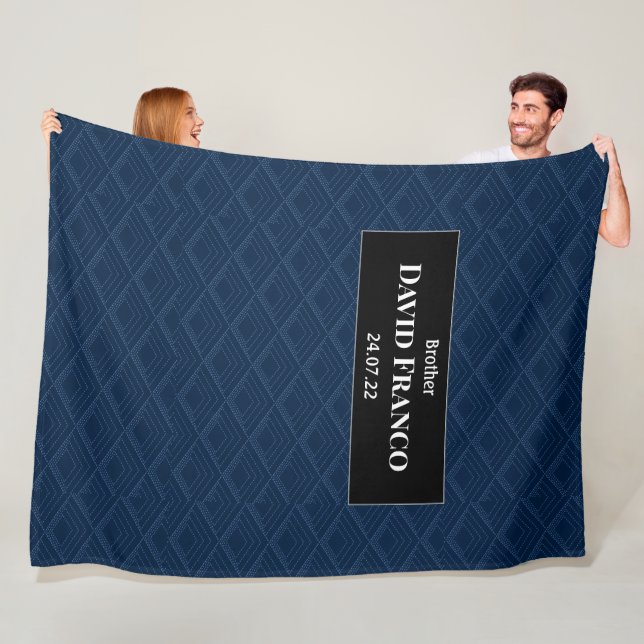 Couverture Polaire Cadeaux de baptême JW personnalisés pour frères -  (En situation)