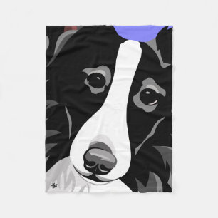 Couverture Polaire Cadeaux de border collie