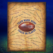 Cadeaux de coach de football personnalisés pour to
