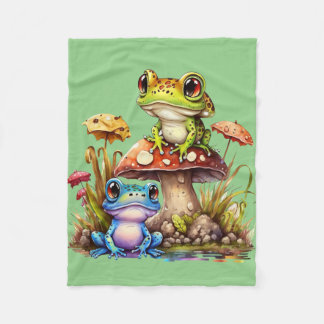 Couverture Polaire Cadeaux de marchandises de grenouille