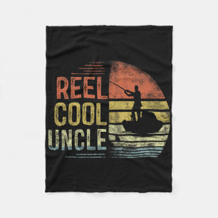 Couverture Polaire Cadeaux de pêche Oncle vraiment cool Anniversaire 