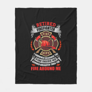 Couverture Polaire Cadeaux De Retraite Des Pompiers Pour Hommes 2021 
