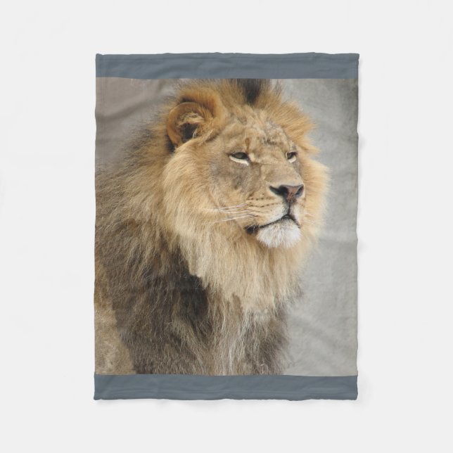 Couverture Polaire Cadeaux Lion Lovers (Devant)