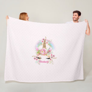 Couverture Polaire Cadeaux mignons Fille-petite fille UNICORN NOMMÉ