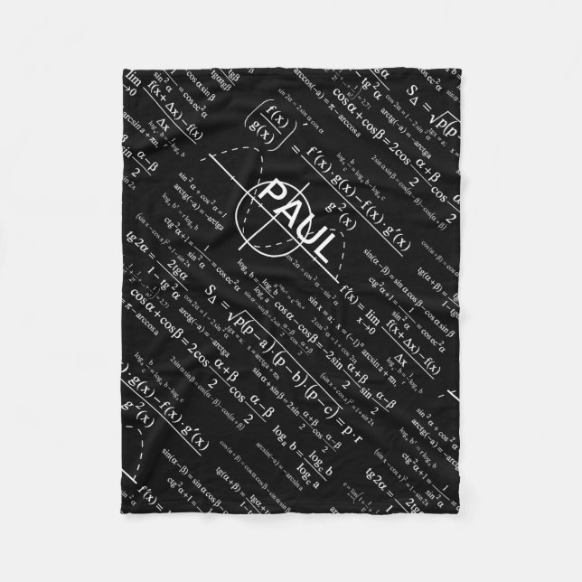 Couverture Polaire Cadeaux personnalisés de physique pour des (Devant)