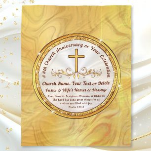 Couverture Polaire Cadeaux personnalisés pour l'anniversaire de l'égl