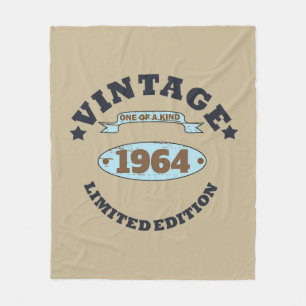 Couverture Polaire Cadeaux personnalisés vintages de 60e anniversaire