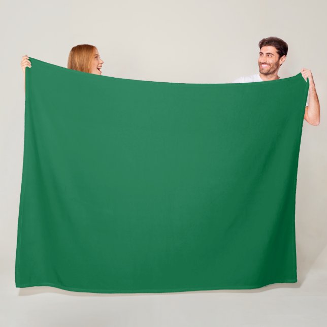 Couverture Polaire Cadmium green (solid color)  (En situation)