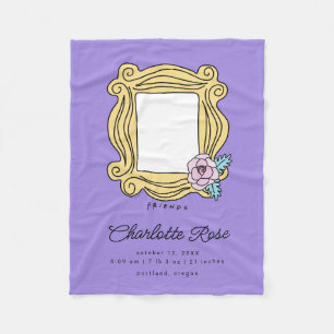 Couverture Polaire Cadre photo floral AMIENDS™   Statistiques de nais