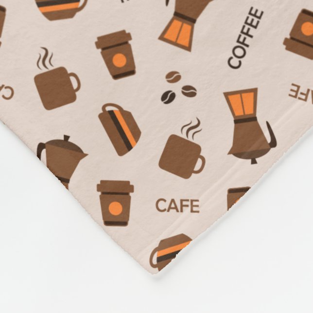 Couverture Polaire Café (Coin)