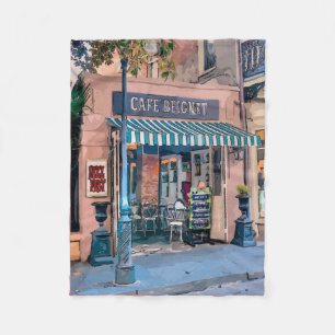 Couverture Polaire Café Beignet Café Shop Quartier Français