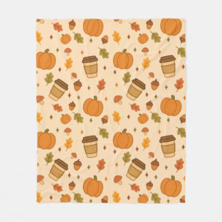 Couverture Polaire Café d'automne