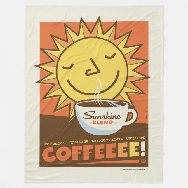 Couverture Polaire Café Sunshine Blend (Devant)