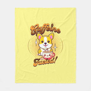 COUVERTURE POLAIRE CAFFEINE DE CORGI FUELED!