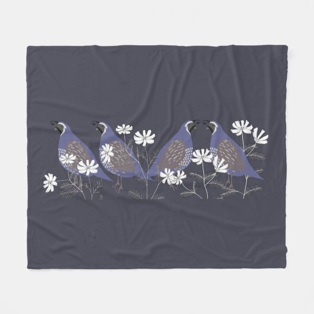 Couverture Polaire Cail Fleece Blanche (Devant (Horizontal))