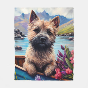 Couverture Polaire Cairn Terrier sur une pagaie : Une aventure Pittor