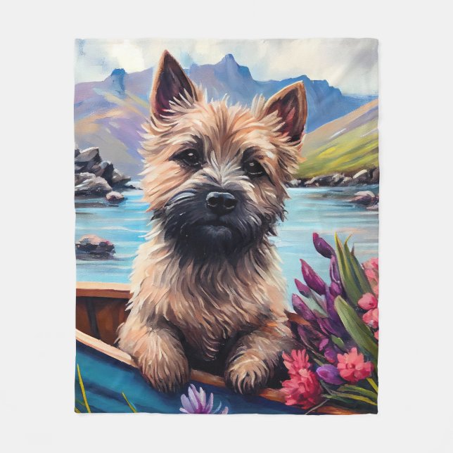 Couverture Polaire Cairn Terrier sur une pagaie : Une aventure Pittor (Devant)