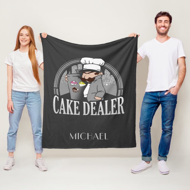 Couverture Polaire Cake Dealer Funny Bakery Propriétaire Gag (En situation)