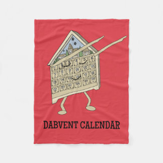 Couverture Polaire Calendrier de l'Avent Dabbing Drôle Chrétien Relig
