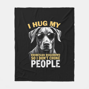 Couverture Polaire Câlinez Mon Rhodesian Ridgeback Pour Que Je N'étra