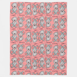 Couverture Polaire Câlins Douces Rêves Teddy-coral vif