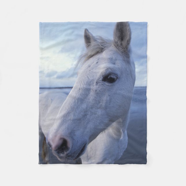 Couverture Polaire Camargue Horse (Devant)