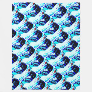 Couverture Polaire Camaro ZL1 et Corvette dans la salle d'exposition