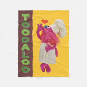 Couverture Polaire Camion fourré de Cookie Monster   Toodaloo