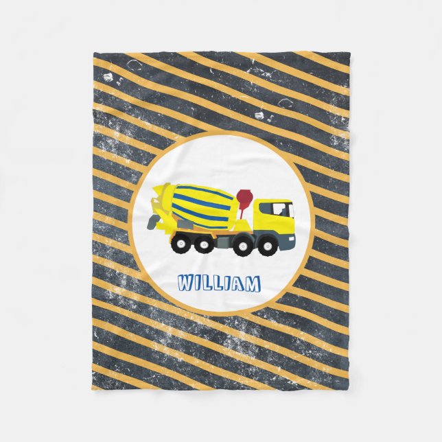 Couverture Polaire Camions de construction Camions en ciment en béton (Devant)