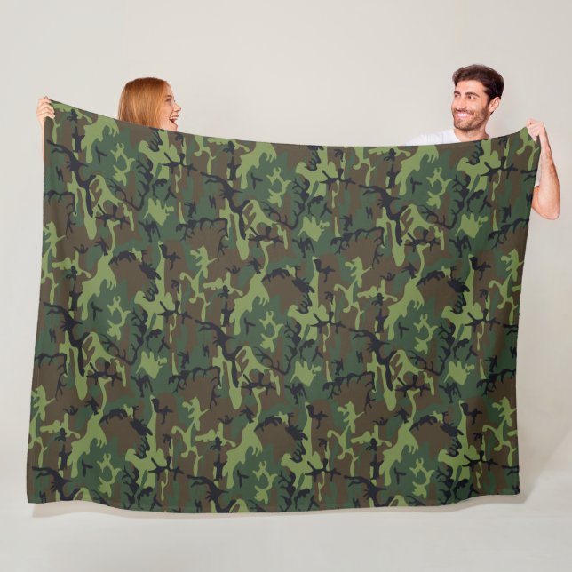 Couverture Polaire Camo (En situation)