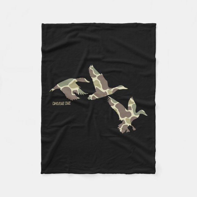 Couverture Polaire Camouflage Camouflage Camo Camo Chasse de canard C (Devant)