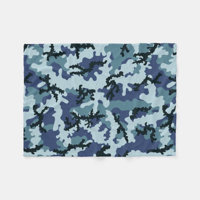 Couverture Polaire Camouflage de la marine (Devant (Horizontal))
