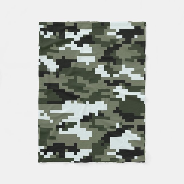 Couverture Polaire Camouflage urbain/Camo de 8 de bit Digitals de (Devant)