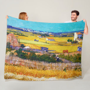 Couverture Polaire Campagne d'automne, Van Gogh