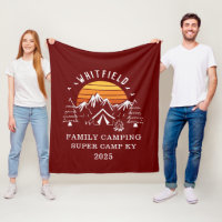 Camping Retro Family Vacation Matching