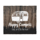 Camping Trailer Happy Campers Forêt Bois rustique