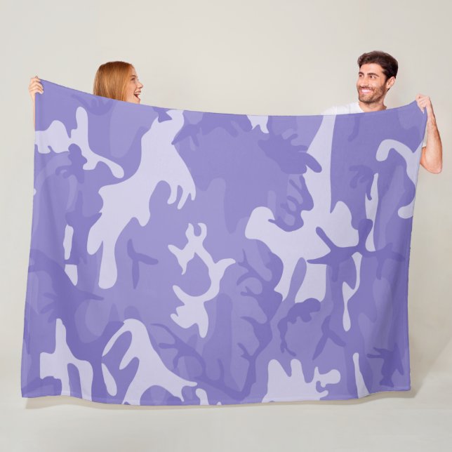 Couverture Polaire Campo Violet (En situation)
