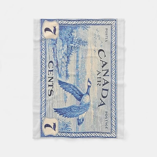 Couverture Polaire Canada Goose Fleece Blanche (Devant)