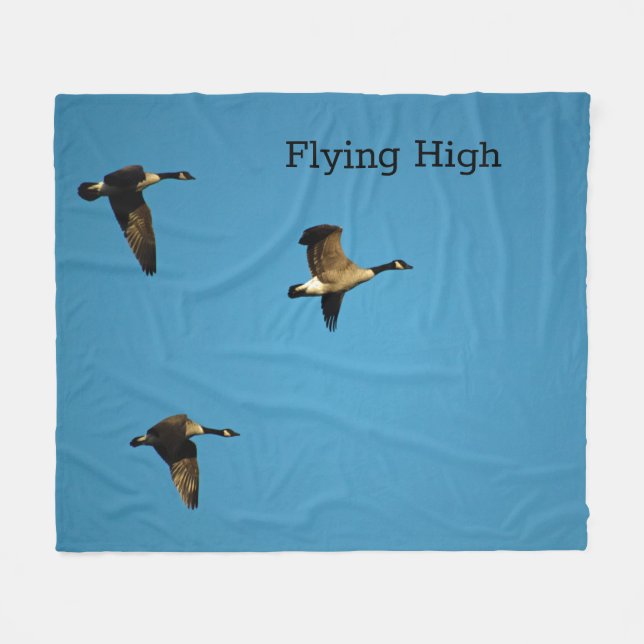 Couverture Polaire Canadian geese (Devant (Horizontal))