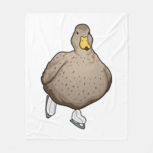 Couverture Polaire Canard Patinage sur glace Patins sur glace