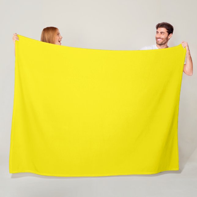 Couverture Polaire Canary Yellow (solid color)  (En situation)