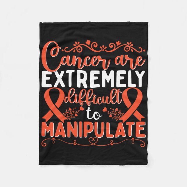 Couverture Polaire Cancer Are Extremely Difficult To... - World Cance (Devant)