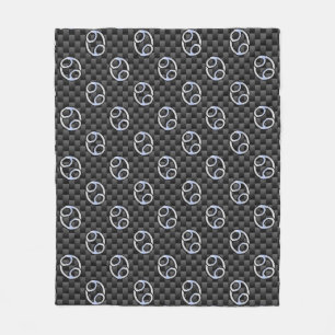 Couverture Polaire Cancer Zodiac Connexion au charbon de bois Fibres 