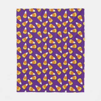 Couverture Polaire Candy Corn Motif