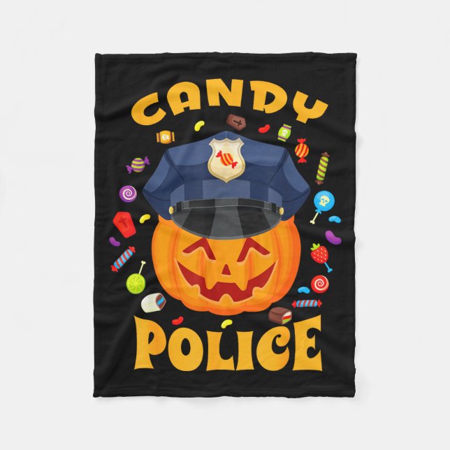 Couverture Polaire Candy Lice Halloween Party Costume Security Funny  (Devant)