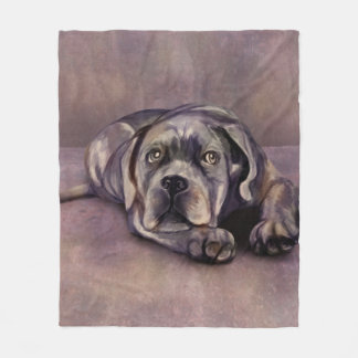 Couverture Polaire Cane Corso - Italien Mastiff Puppy