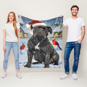 Couverture Polaire Cane Corso Winter Wonderland Noël Joie