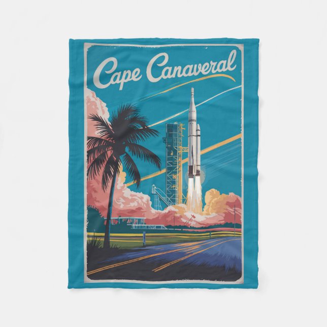 Couverture Polaire Cape Canaveral Florida Illustration Art de Voyage (Devant)