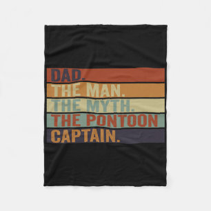 Couverture Polaire Capitaine de bateau ponton Papa drôle de voile et