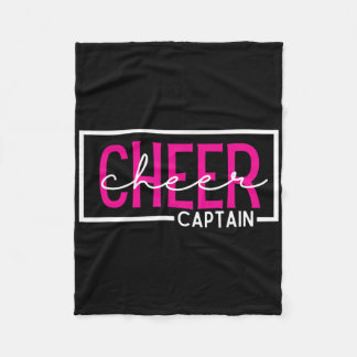 Couverture Polaire Capitaine de pom-pom girls Cheerleading